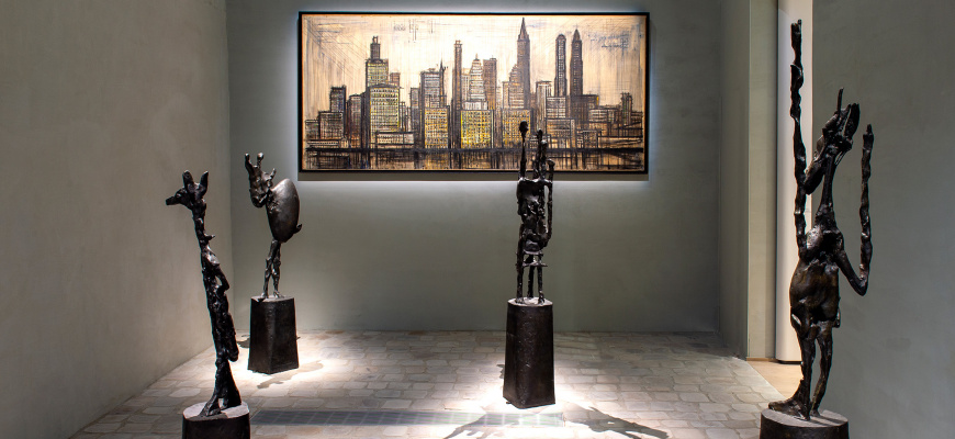 Buffet en famille Art contemporain