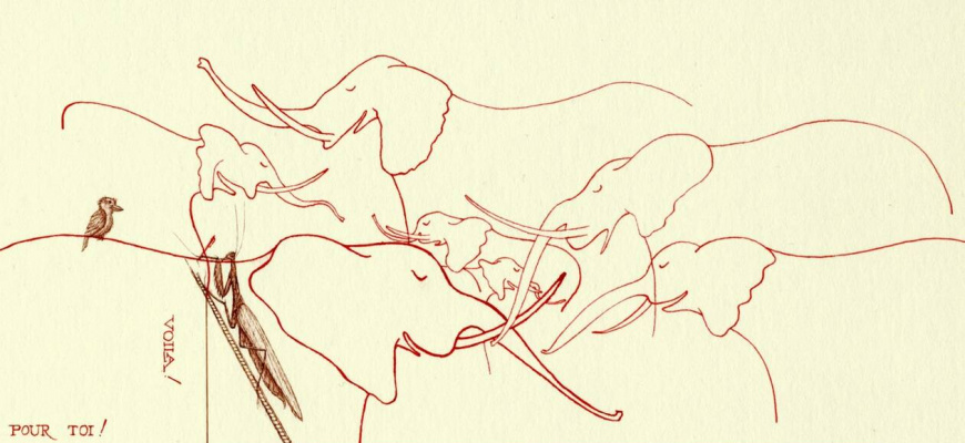 La goutte estuarien Art graphique