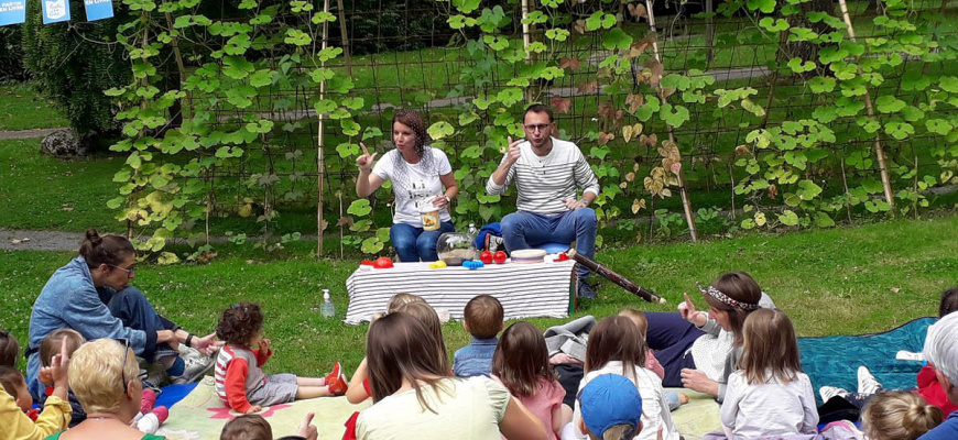 Les Racontines s'en vont au parc / Partir en Livre Animation