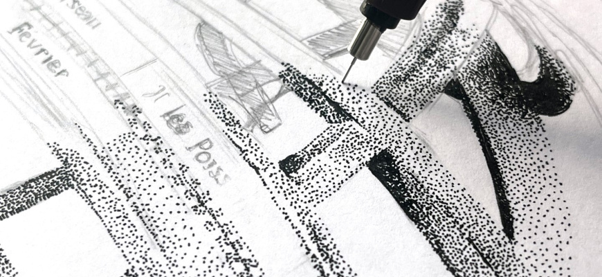 Atelier découverte du dessin pointilliste Atelier/Stage