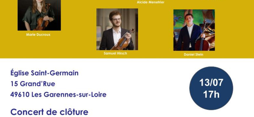 9° édition du Festival des Cordes de Loire du 5 au 13 juillet Festival