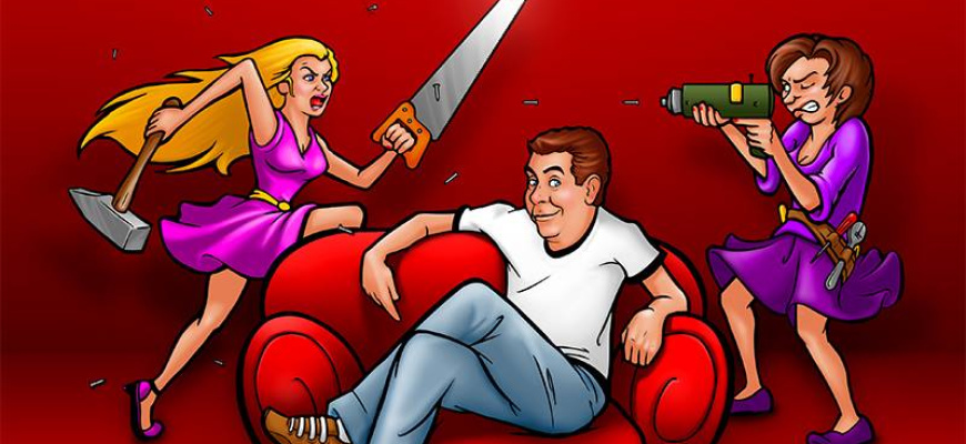 La guerre des garces Humour