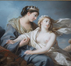 Image Autour de la restauration d’un pastel d’Élisabeth Vigée Le Brun Peinture