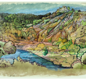Image L’Eau vive Art graphique
