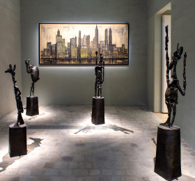 Image Buffet en famille Art contemporain