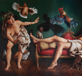 Image L'œuf et la poule - Jade Boissin Art contemporain