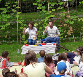 Image Les Racontines s'en vont au parc / Partir en Livre  Animation