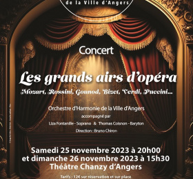 Image Grands airs d'Opéra - Orchestre d'Harmonie de la Ville d'Angers Classique/Lyrique
