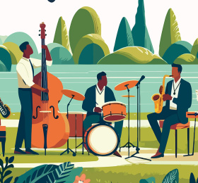 Image Jazz en jardins  Jazz/Blues