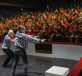 Image Match d'improvisation Lima vs Lolita Strasbourg Théâtre